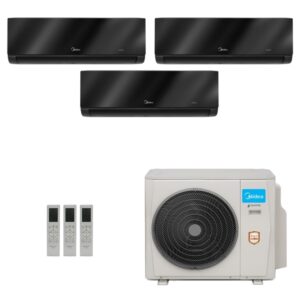 Ar-Condicionado Multi Split Inverter Midea 36.000 (1x Evap HW 9.000 + 1x Evap HW 12.000 + 1x Evap HW 24.000) Quente/Frio 220V